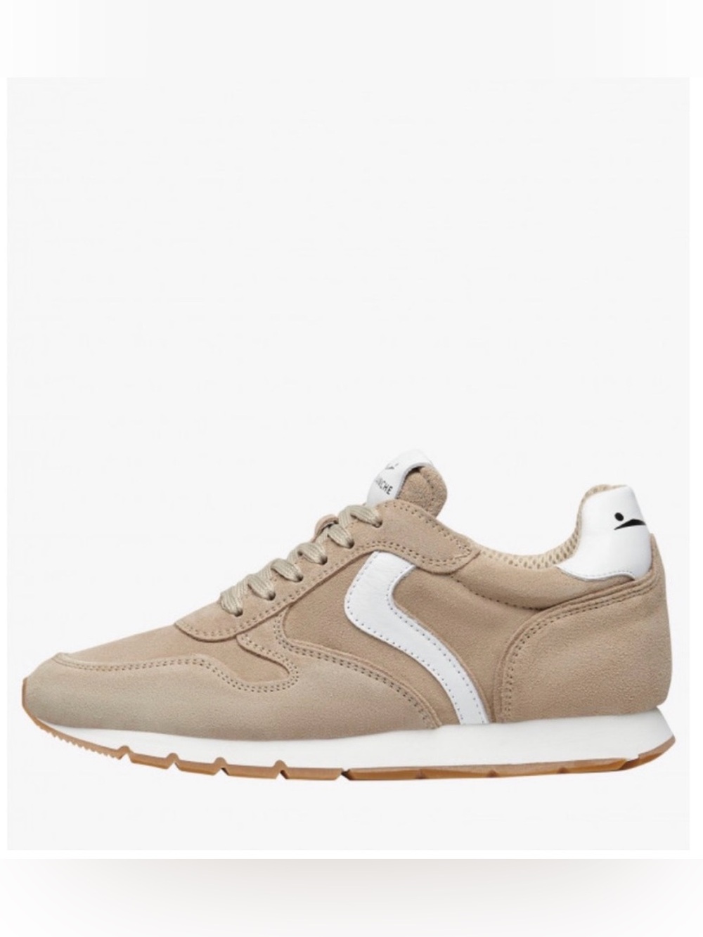 NWT VOILE BLANCHE JULIA Suede Sneakers in Beige